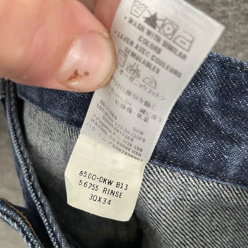 Patagonia Relaxed Fit Jeans Men's Fits 28x32 Baggy Cinch Waist READ ALTERED